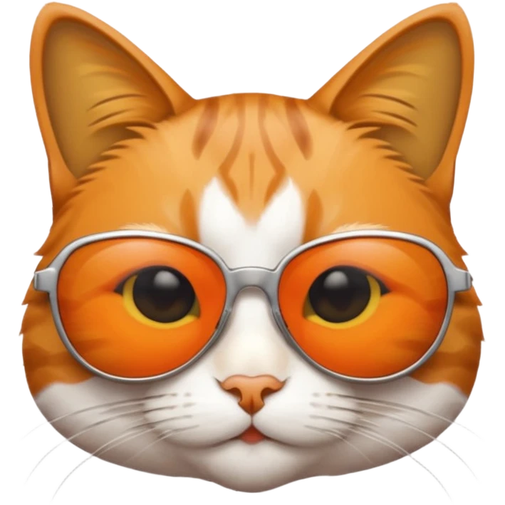 Cat wearing sunglasses emoji