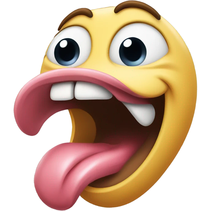 Freaky licking emoji emoji