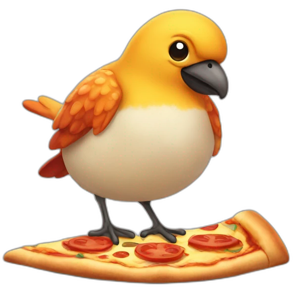 pizza bird emoji
