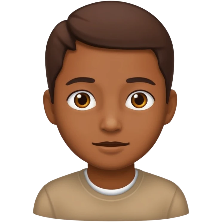 Cute brown emoji