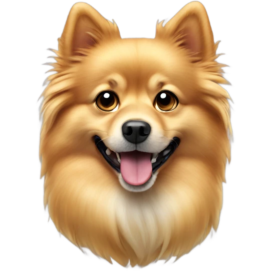 spitz dog golden emoji