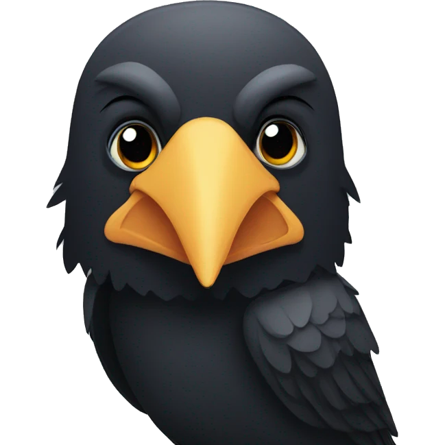 Crow emoji