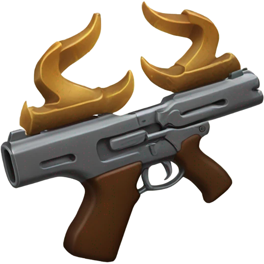 Diablo con pistolas emoji