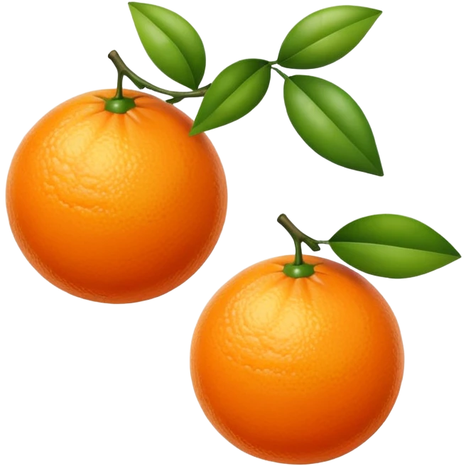 3 oranges emoji