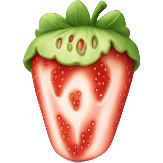 Matcha strawberry ￼ emoji