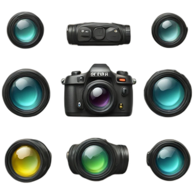 camera-lenses-and-water-gauge emoji