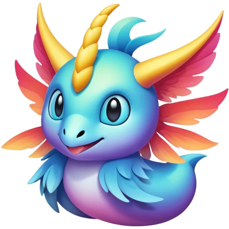divine complex gradients aesthetic-scenic-Fakémon-creature emoji