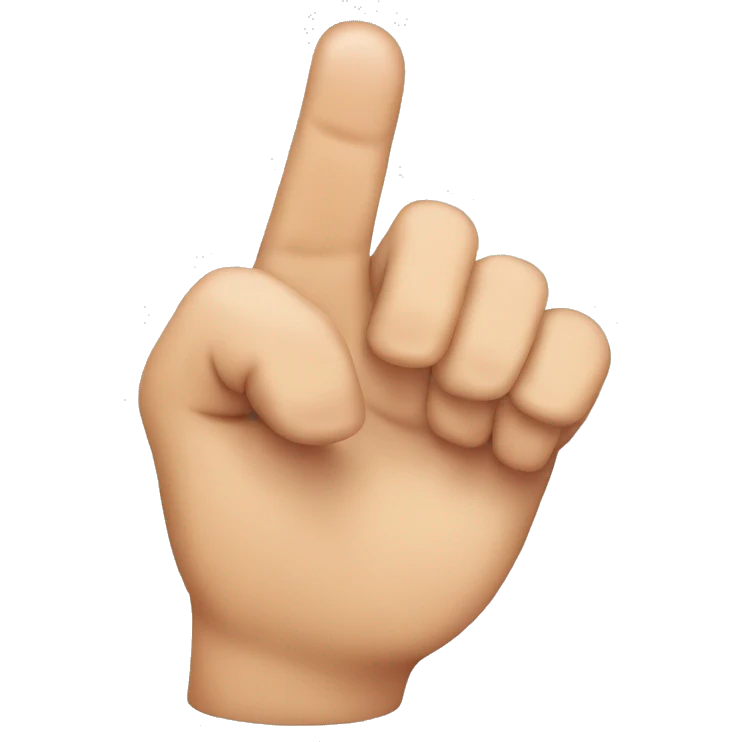 Thumb thumb emoji