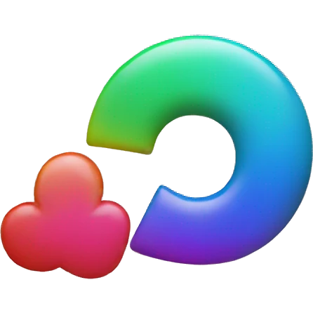 the letters 'WAD' in front of a rainbow emoji