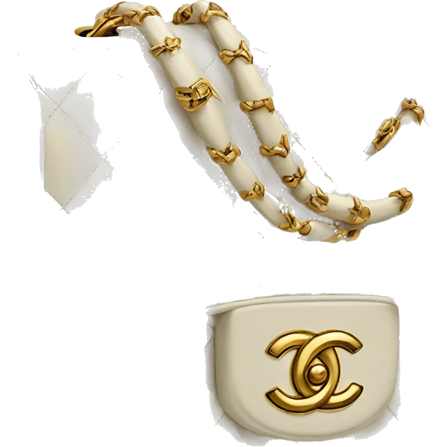 chanel classic flap bag emoji