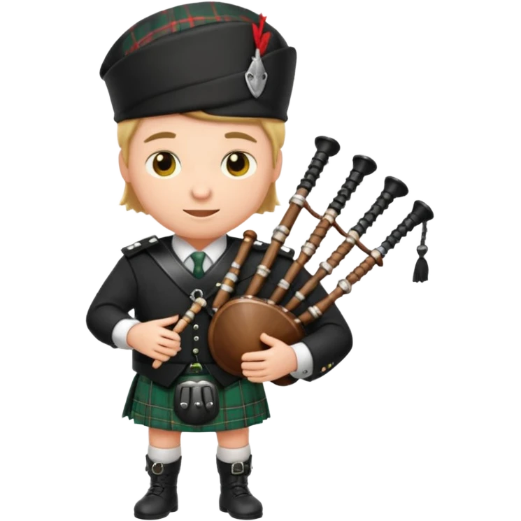 piper playing the bagpipes emoji size emoji