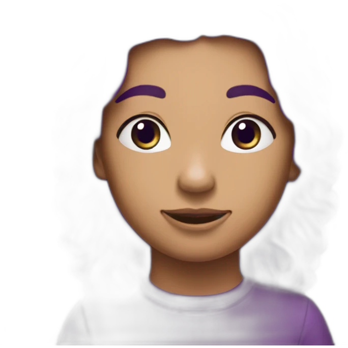 Planète violettes  emoji