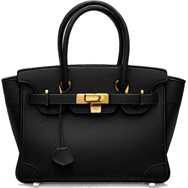 Black birkin emoji