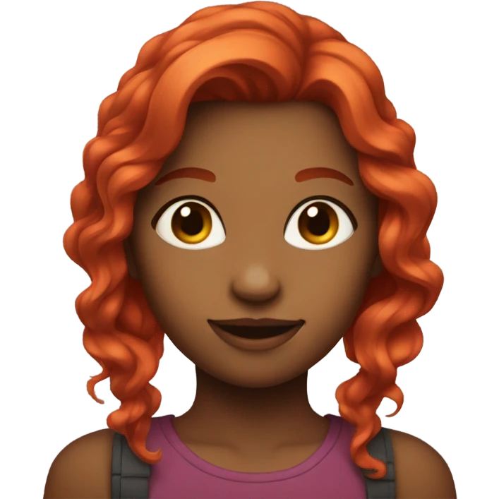 redhead girl emoji