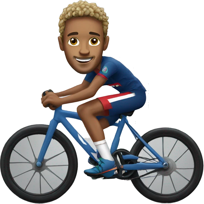Neymar en vélo  emoji