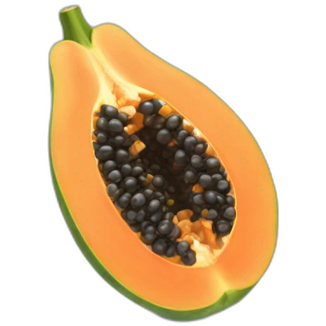 papaya  emoji