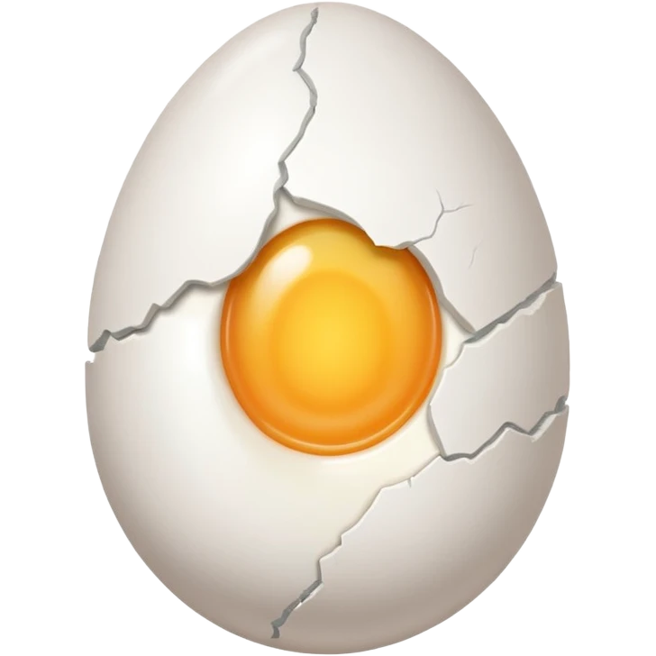 egg with a crack on it emoji