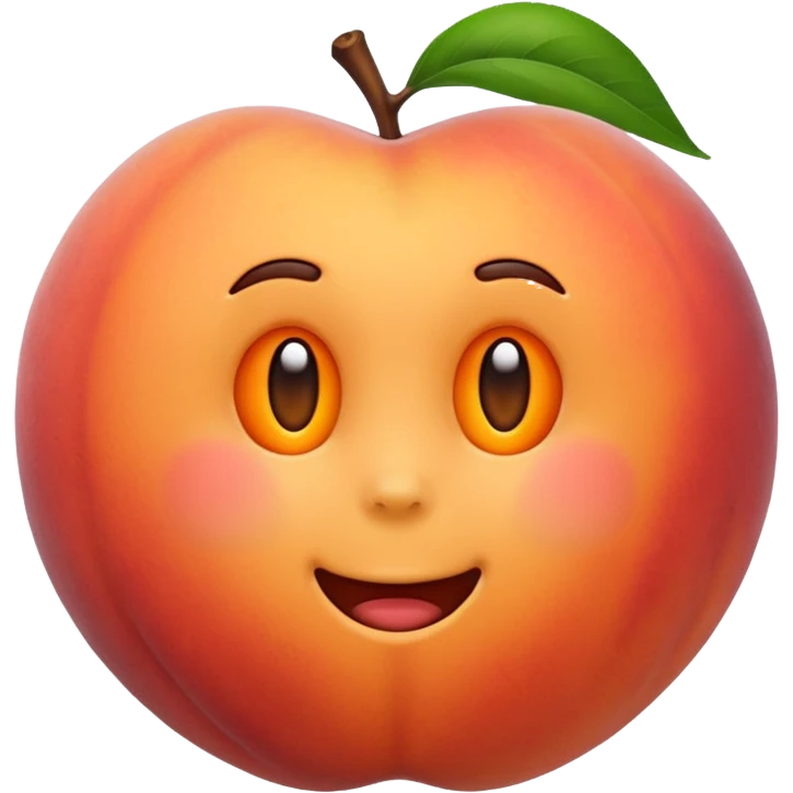 Make a peach emoji booty clapping and jiggling emoji