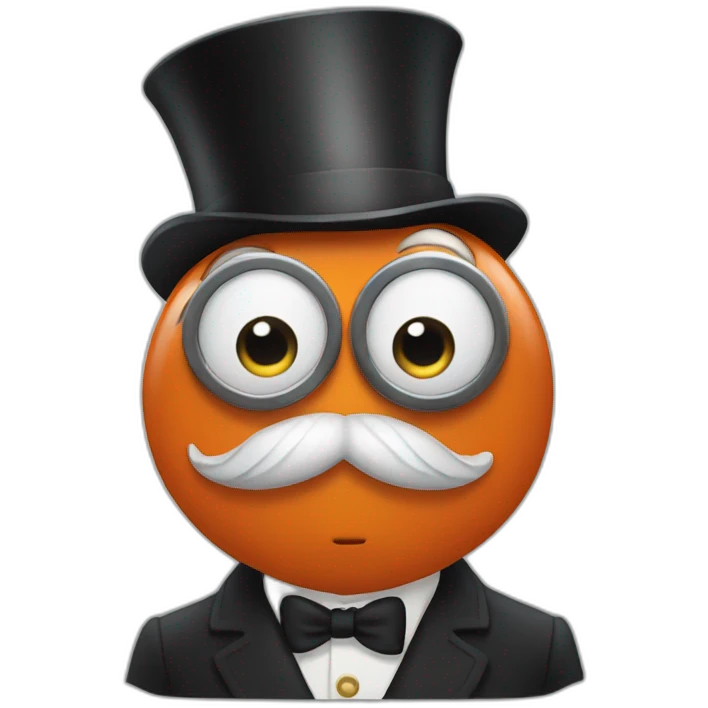 Nemo avec un monocle  emoji