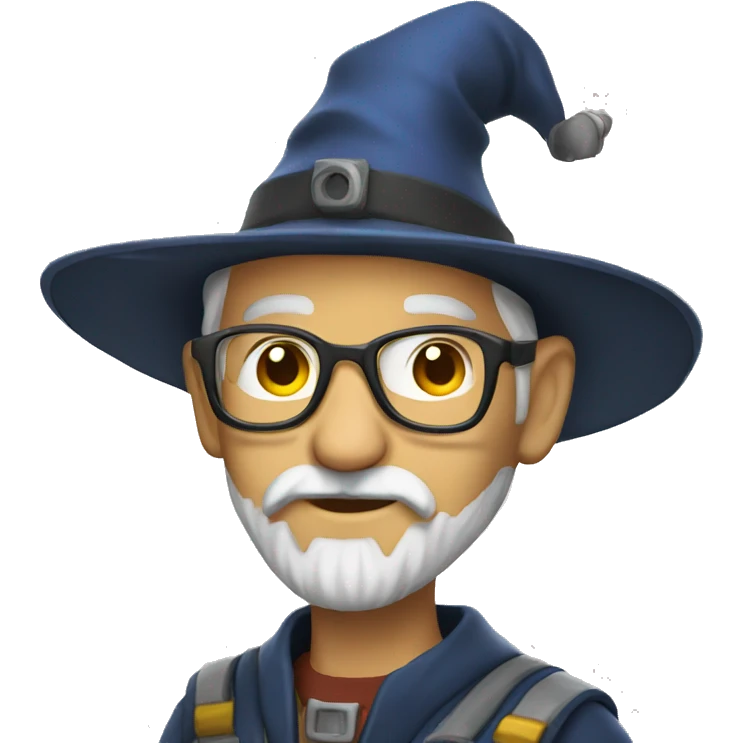 Wizard engineer emoji