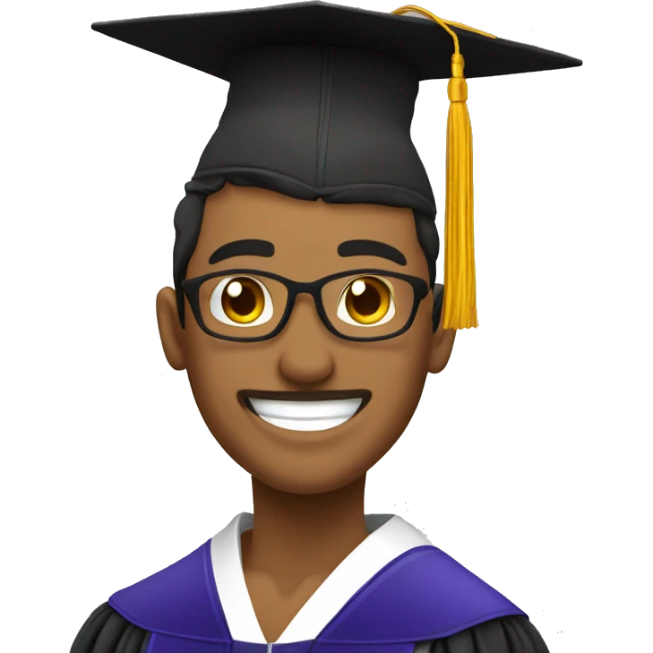 graduado ipn riendo emoji
