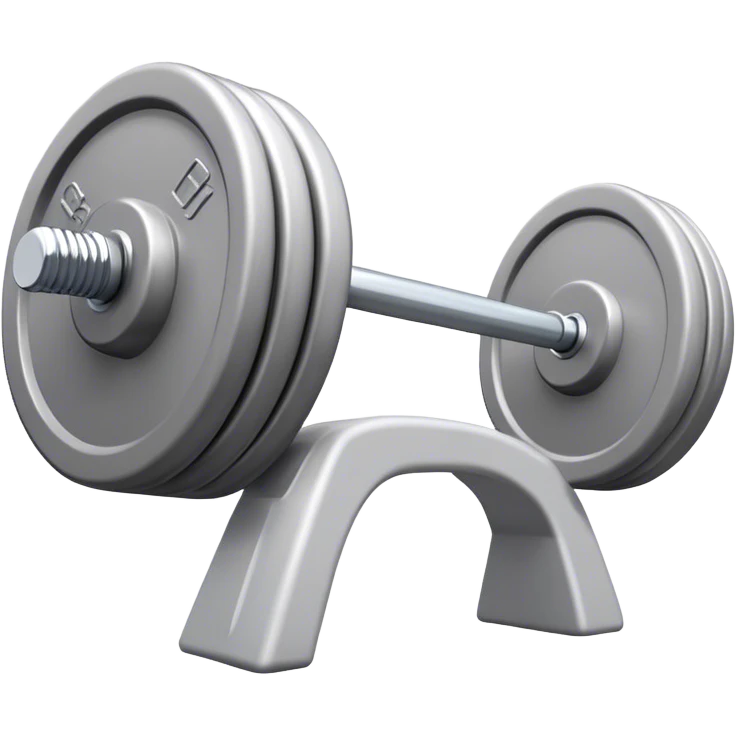 barbell thats light grey  emoji
