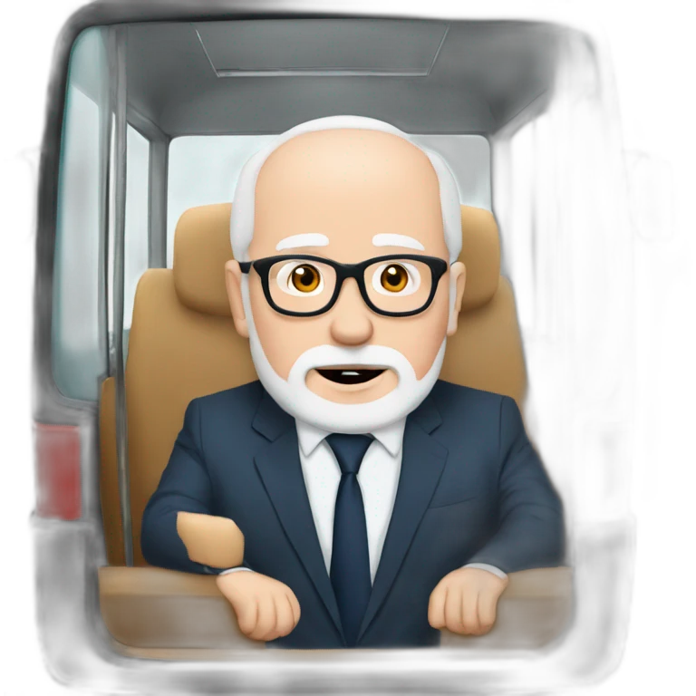 frans Timmermans in bus emoji