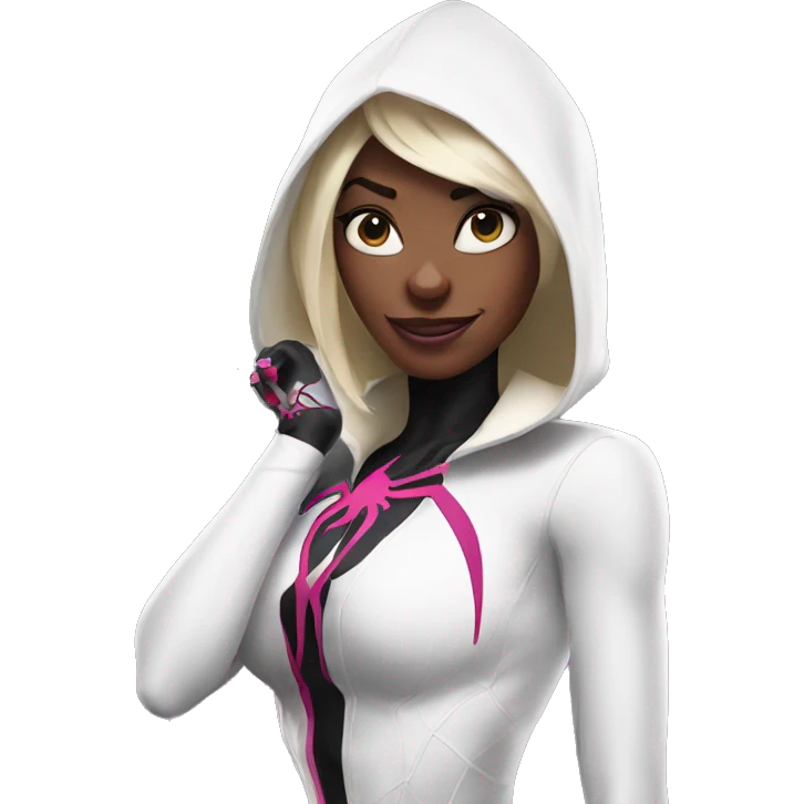 Spider-Gwen pose emoji