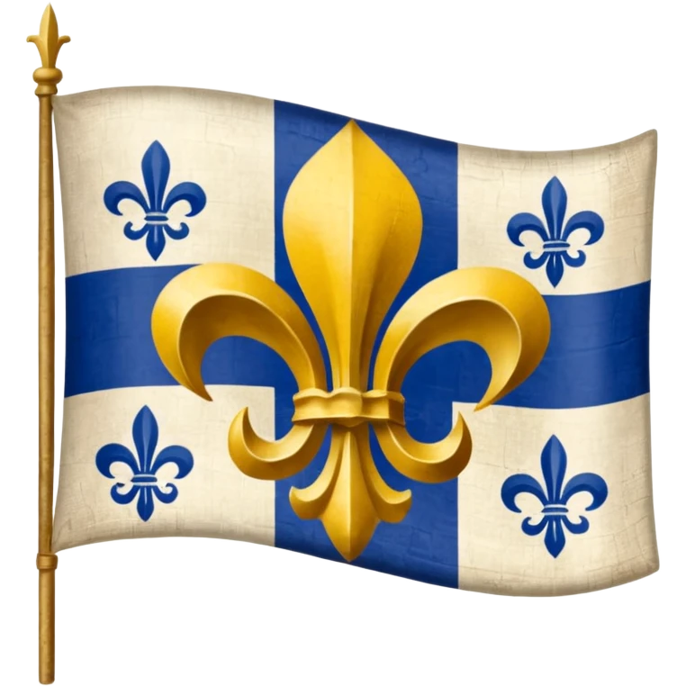 Le vraie drapeau de la vendée a emoji