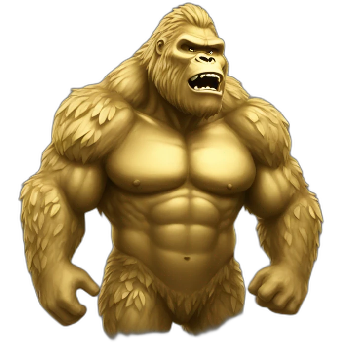 Kingkong gold emoji