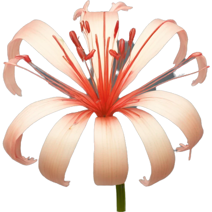 The Lycoris radiata flower emoji