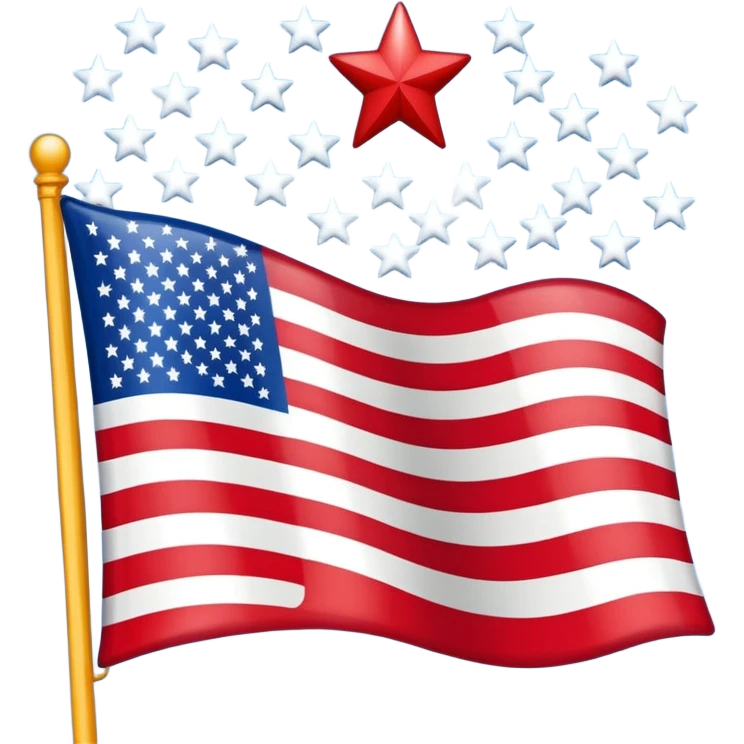 quiero un emoji del estado USA con su bandera emoji