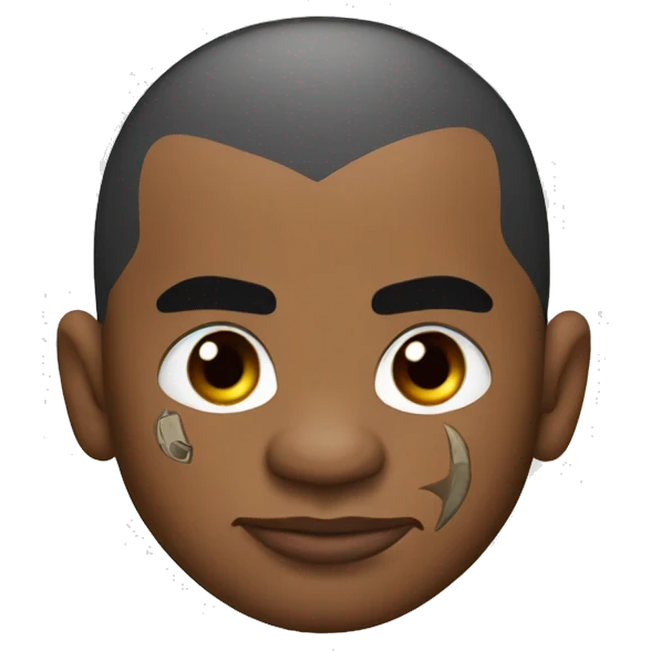 mike tyson with face tatoo emoji