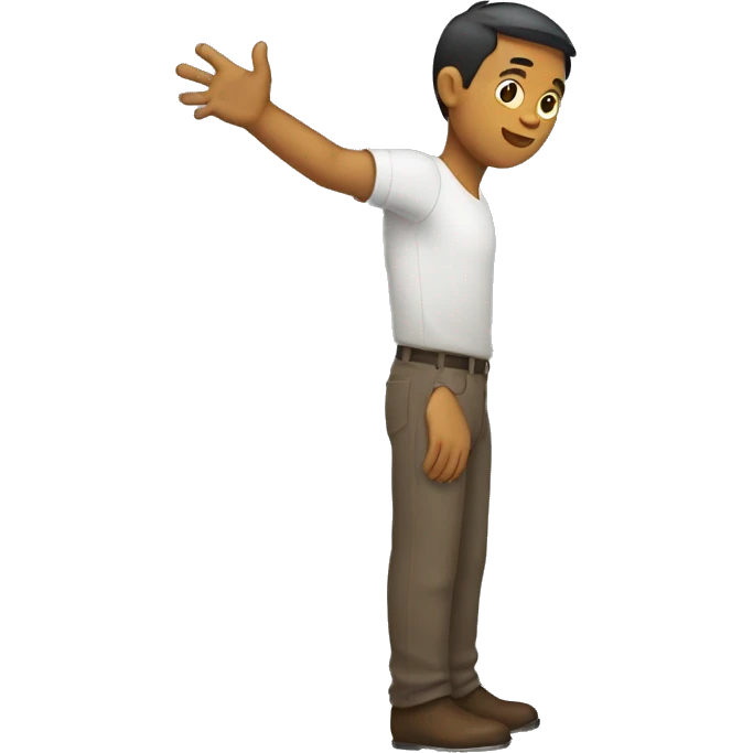 a person with one arm emoji