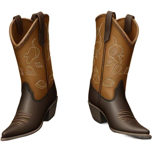 Cowboy boot emoji