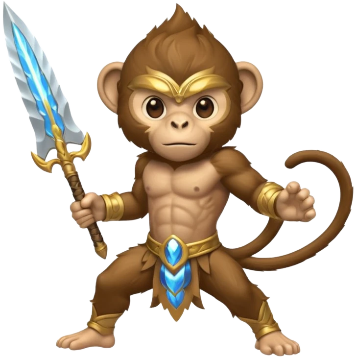 air elemental monkey warior emoji