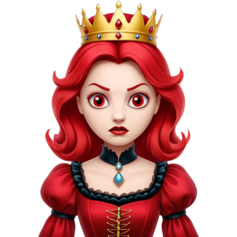 Red Queen from Alice in Wonderland movie emoji