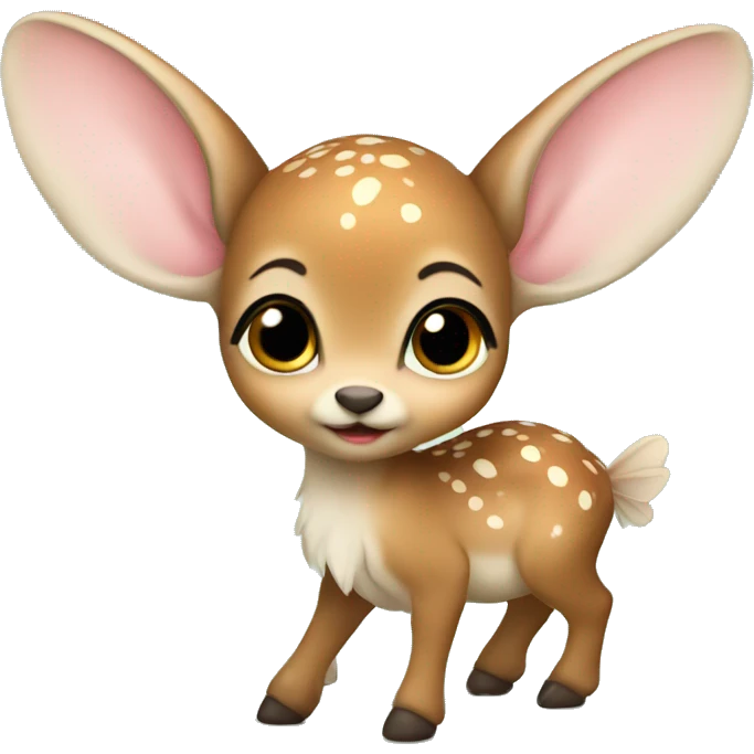 Fairy baby fawn emoji