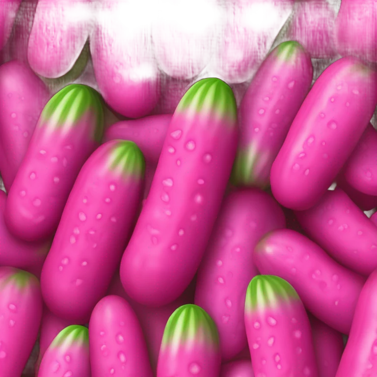 pink pickle  emoji