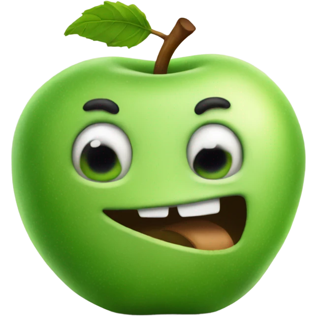 Smelly rotten apples emoji