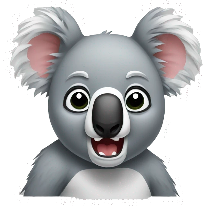 koala angry emoji
