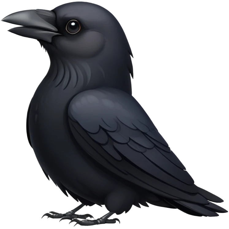 Crow emoji