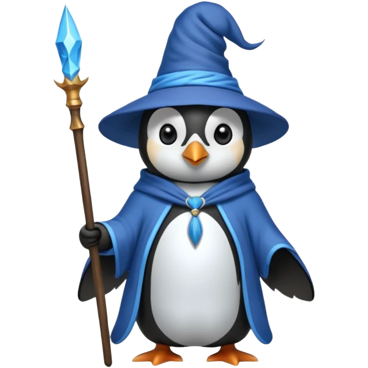 penguin wizard emoji