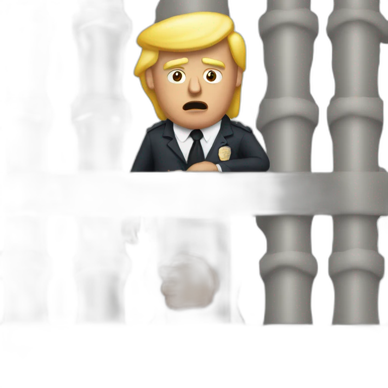 trump-getting-arrested emoji