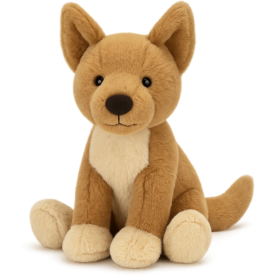 jellycat stuffed plush australian dingo emoji