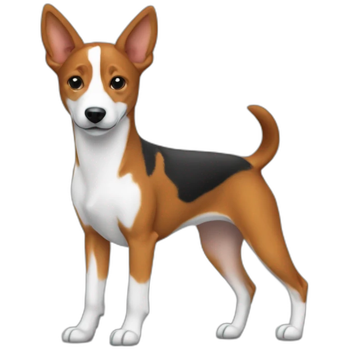 Basenji as a designer  emoji