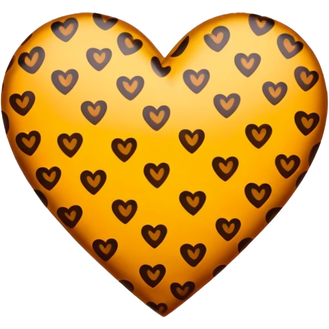 cuore leopardato  emoji
