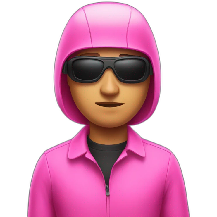 spy pink emoji