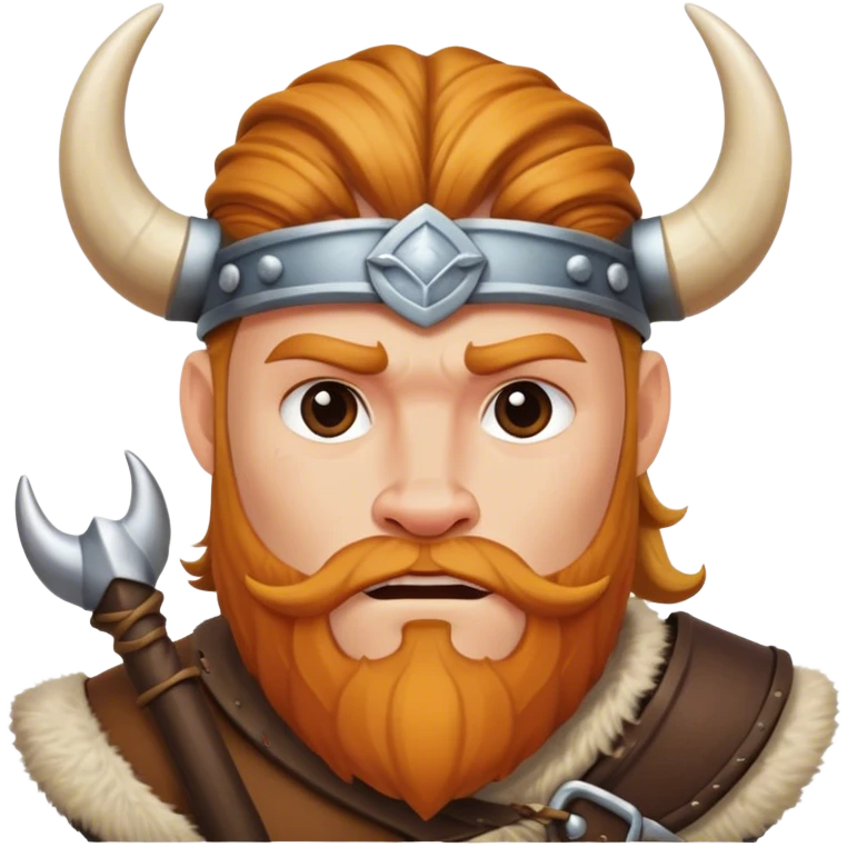 vikingo con cuerno de vaca emoji