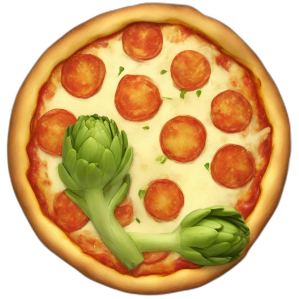 Artichoke pizza emoji